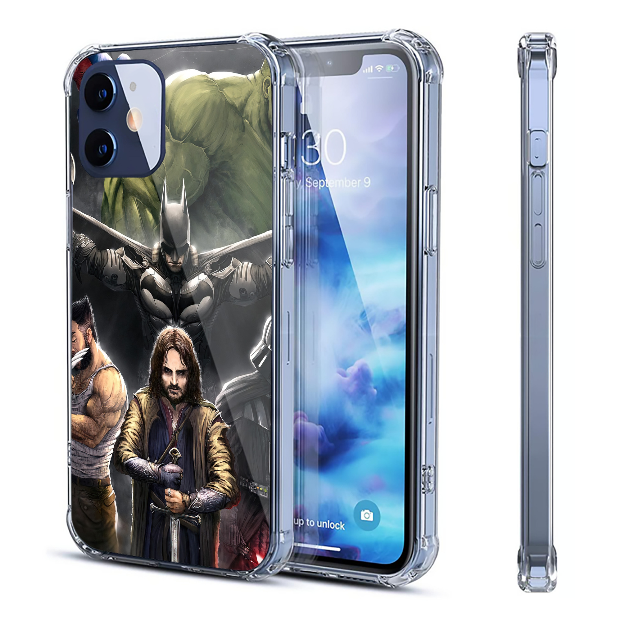 （画像用） スター・ウォーズ Star Wars 【iPhone 12シリーズ対応】透明スマホケース（クリアソフトケース）